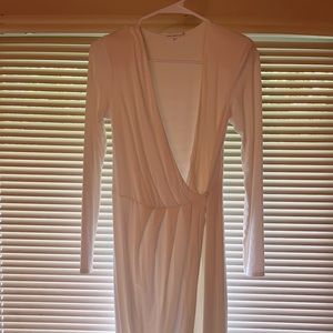 Good American long wrap dress